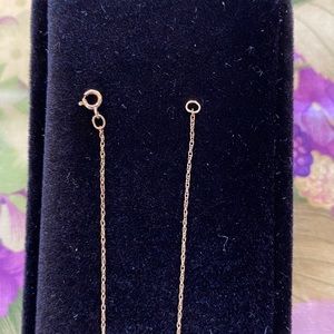 10k yellow gold chain.  18 inches.